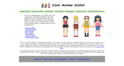 Desktop Screenshot of freeanimedolls.net